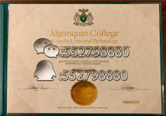 亚冈昆学院毕业证书样本展示，Graduation Certificate of Algonquin College